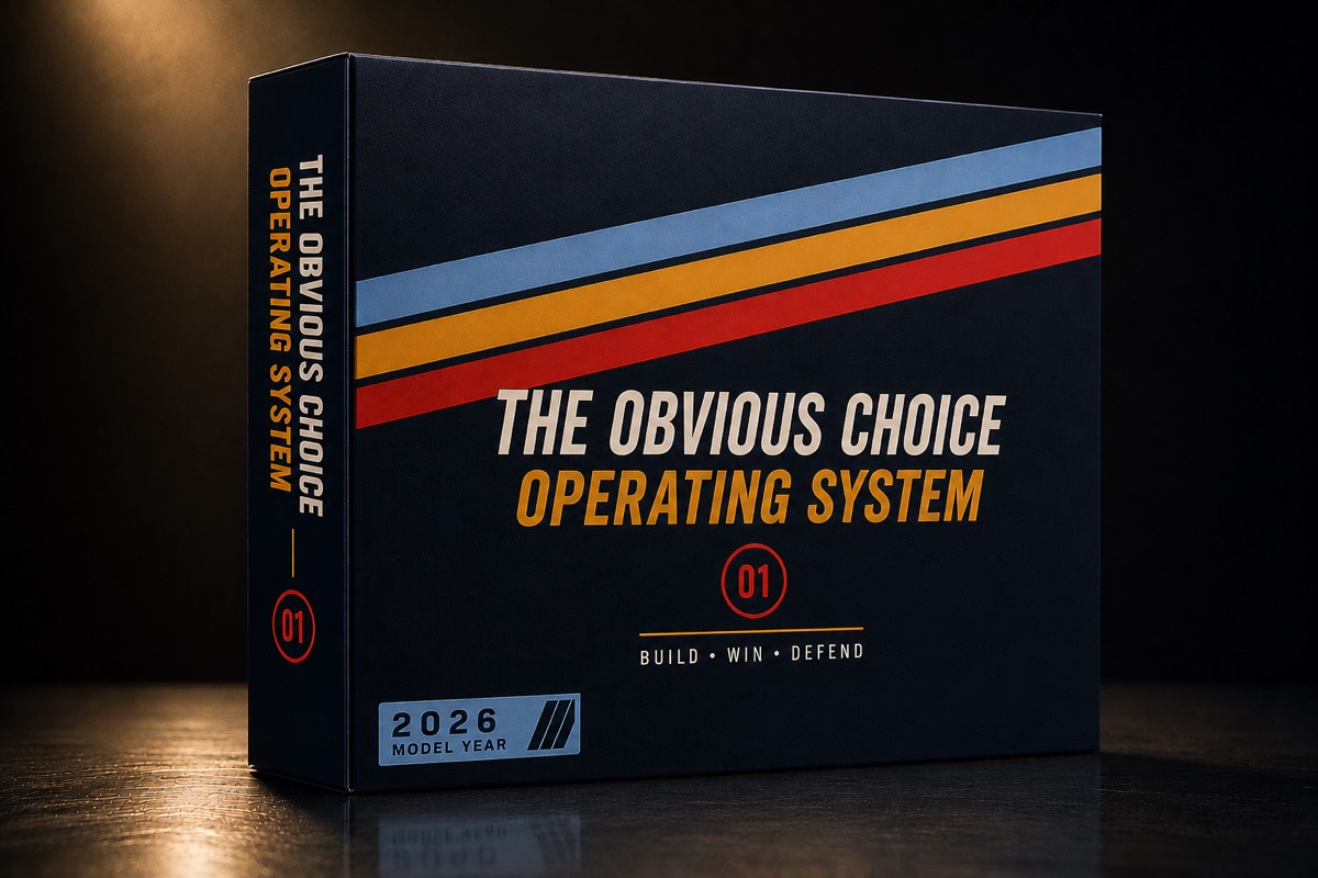 The Obvious Choice Operating System, 2027 model year, in Reputation Pit Crew livery